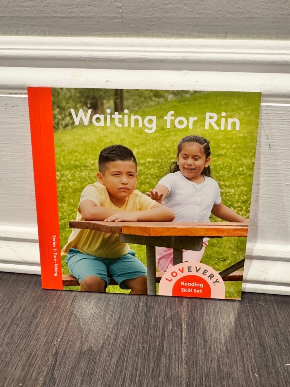 NWOT Lovevery "Waiting for Rin" Paperback Picture Book Learn to Read Skill Set - Picture 1 of 4
